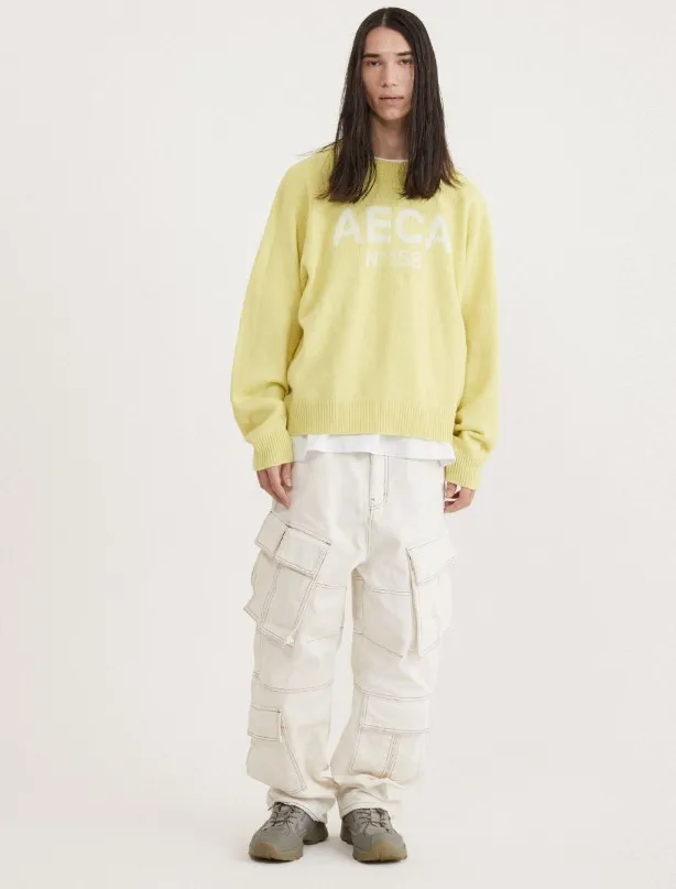 AECA WHITE  |Long Sleeves Sweaters