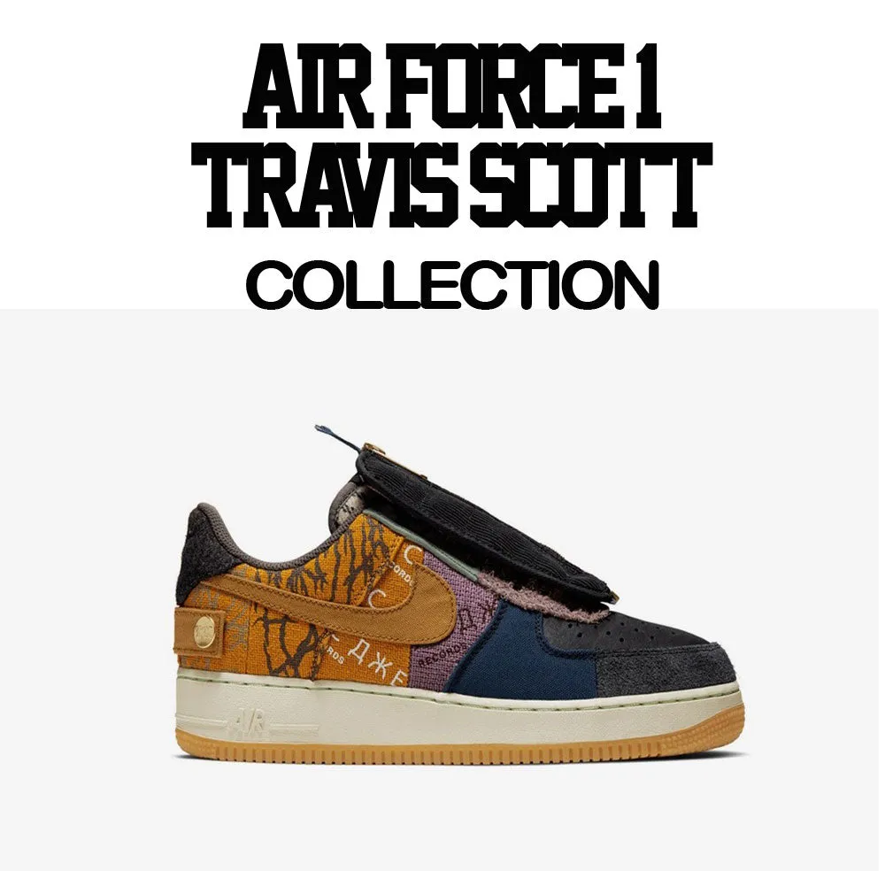 Air Force 1 Travis Scott Ringer Shirt - Scribble - Natural