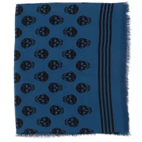 Alexander McQueen Biker Skull Scarf