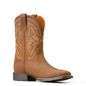 Ariat Kids Distressed Tan Hybrid Rancher Western Boots