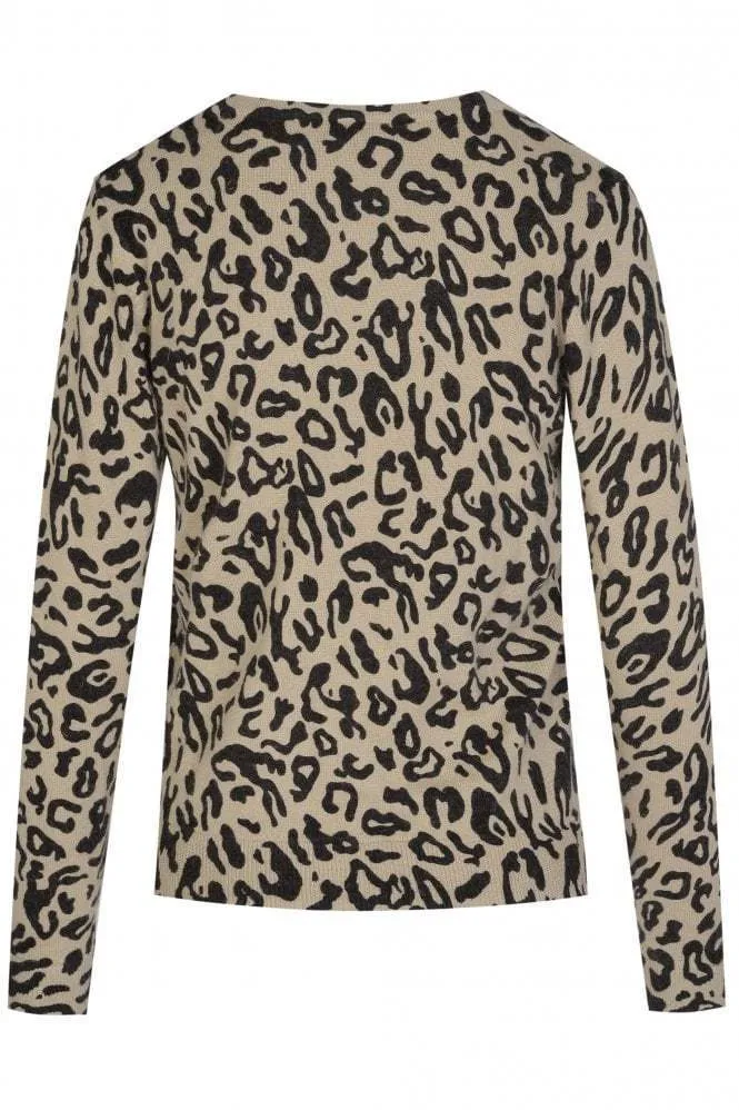 ARMANI JEANS  |Leopard Patterns V-neck & Crew neck