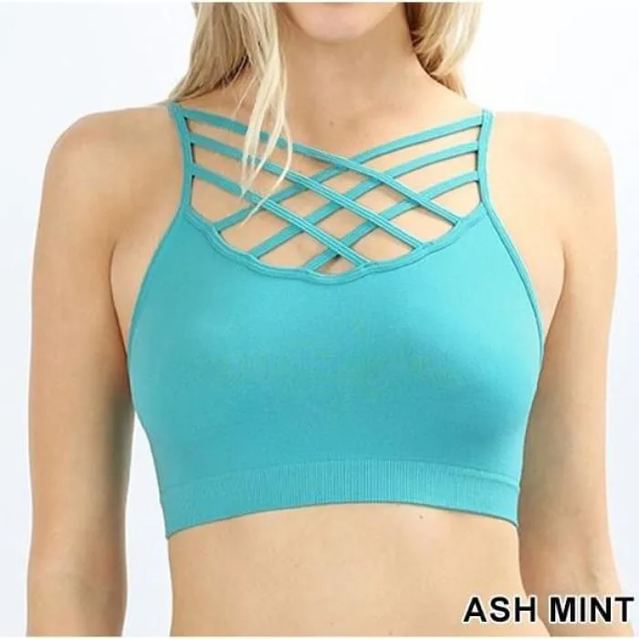 Ash Mint Strappy Bralette