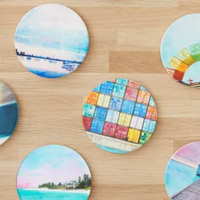 Australian Landscapes Multi-Buy Ceramic Coasters x 4