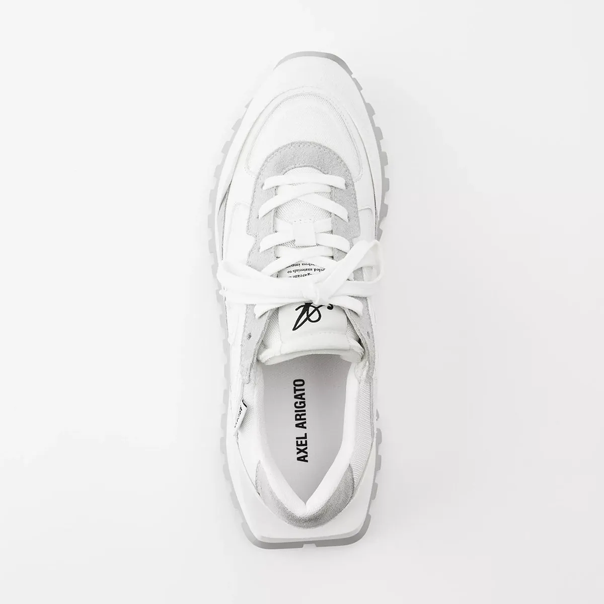 Axel Arigato - Sonar Sneakers in White/Grey