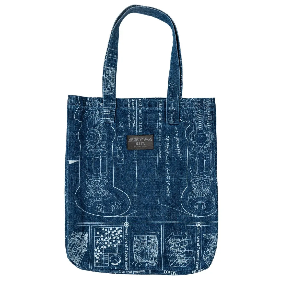 BAIT x Astro Boy Denim Tote Bag (blue)