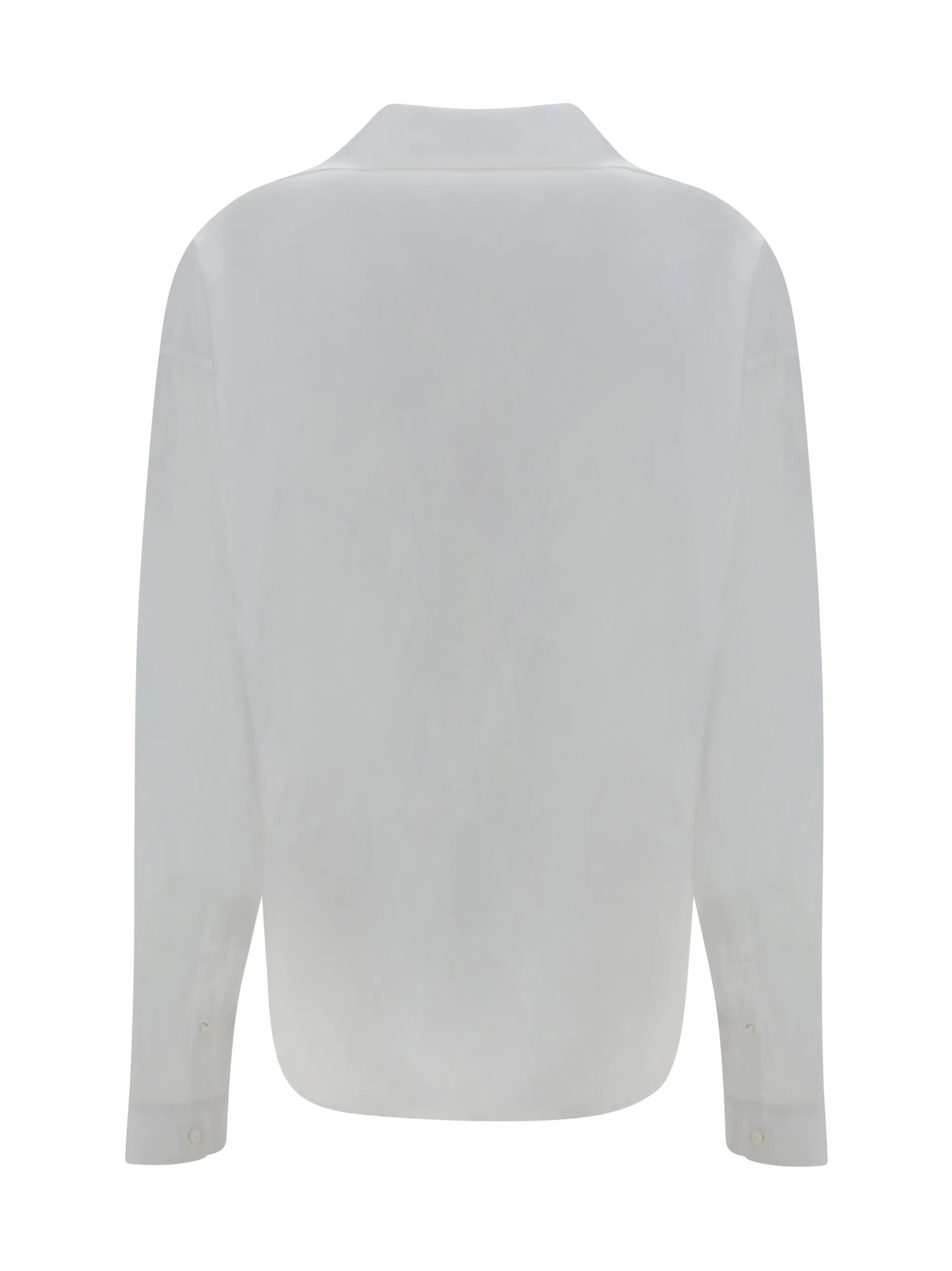 BALENCIAGA  |Long Sleeves Plain Cotton Oversized Front Button