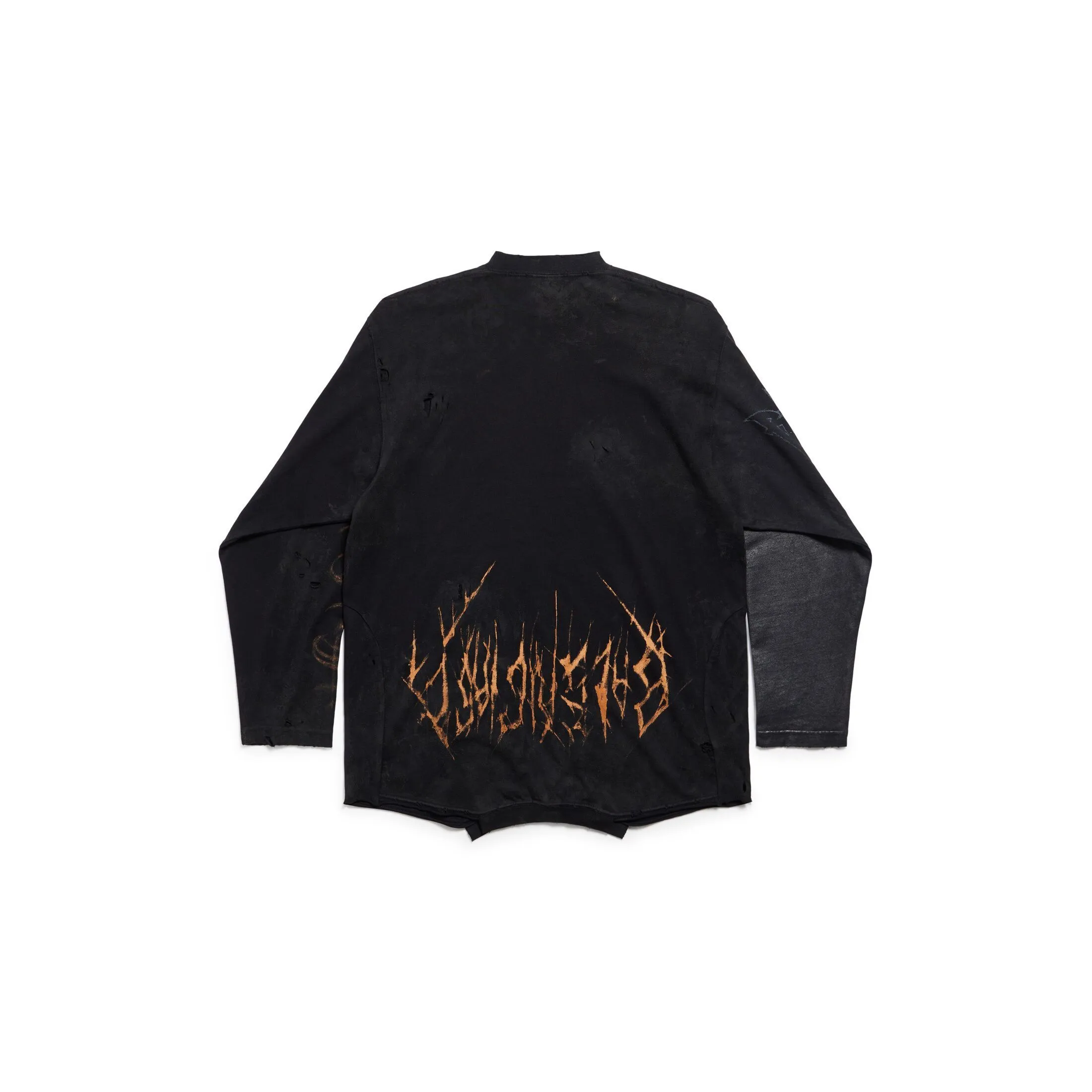 BALENCIAGA  |Street Style Long Sleeves Cotton Long Sleeve T-shirt Logo