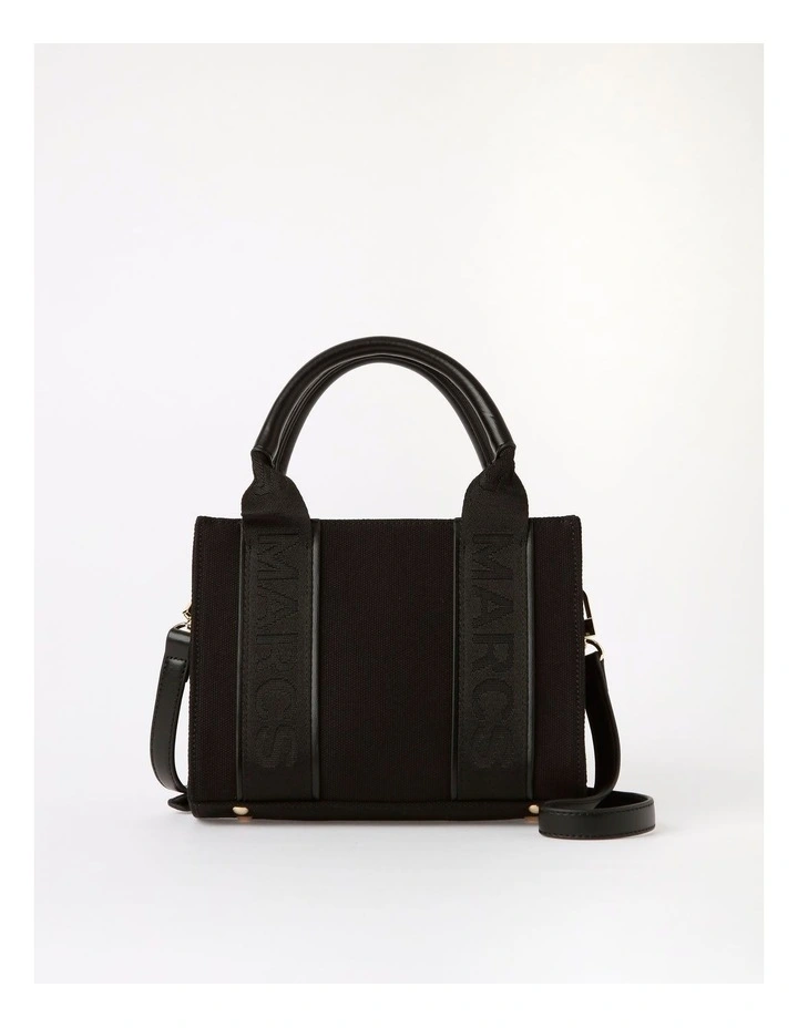 Barbados Mini Nero Tote Bag in Black