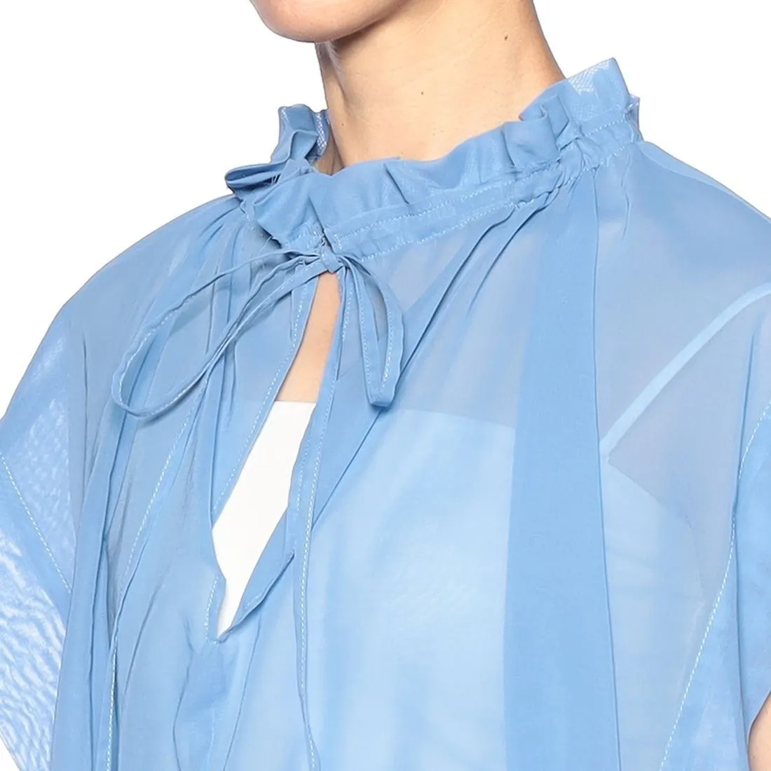 Barneys New York  |Plain Cotton Short Sleeves Shirts & Blouses