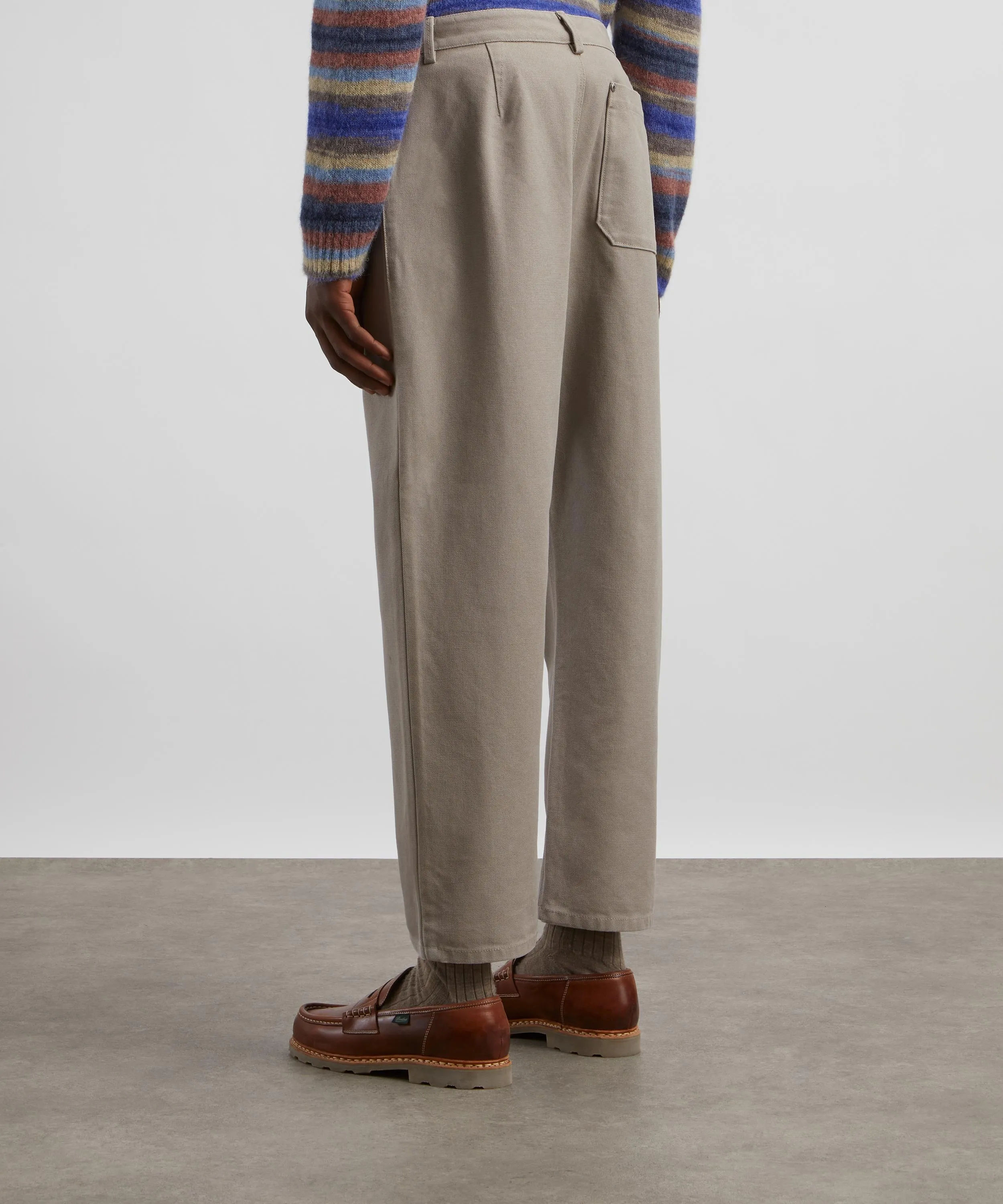 Barrel Leg Trousers