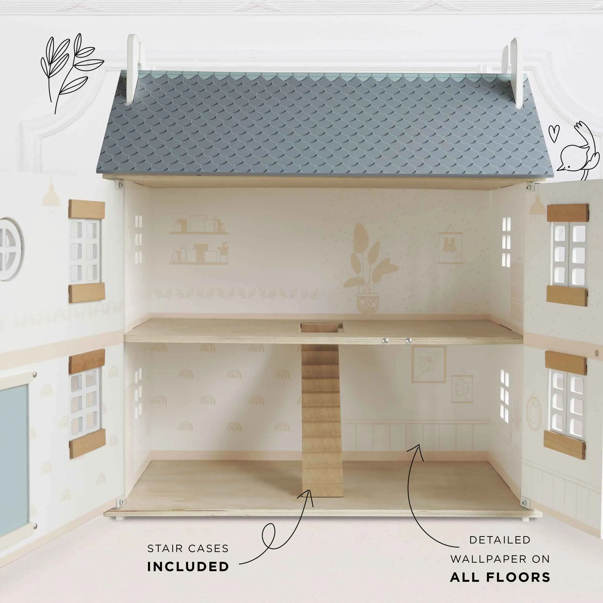 Bay Tree Wooden Dolls House