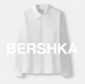 Bershka  |Long Sleeves Plain Shirts