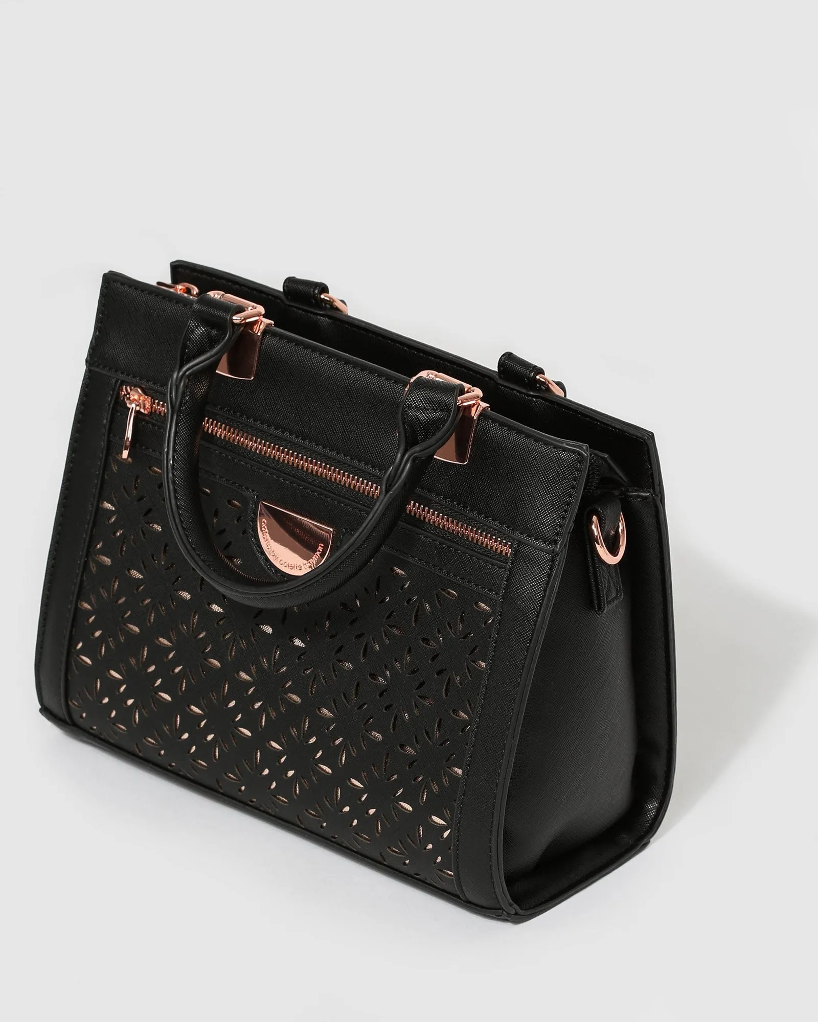 Black Ginger Punchout Tote Bag