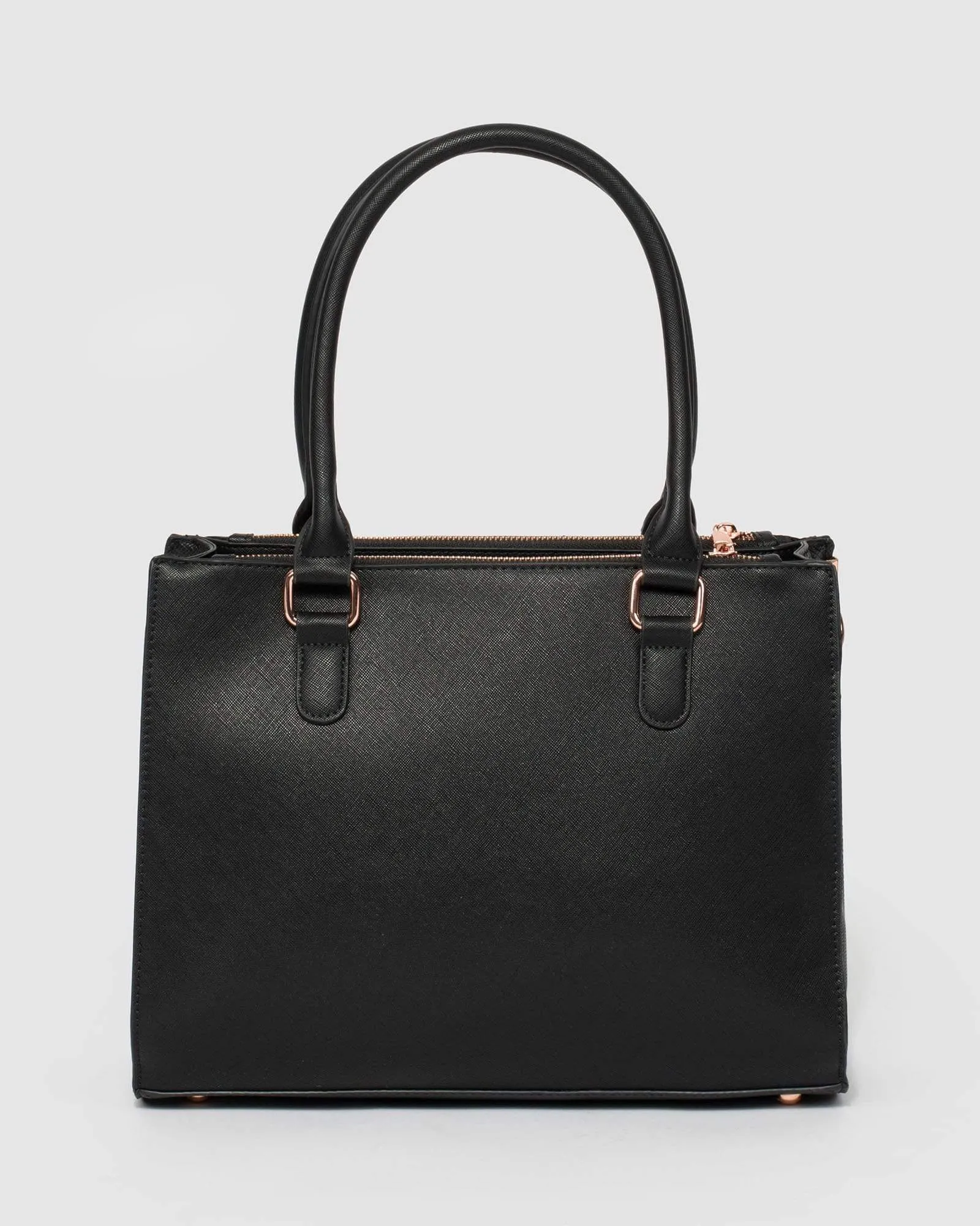 Black Lucy Square Tote Bag