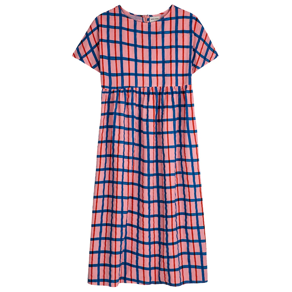 Bobo Choses Woman Dress Pink Checks