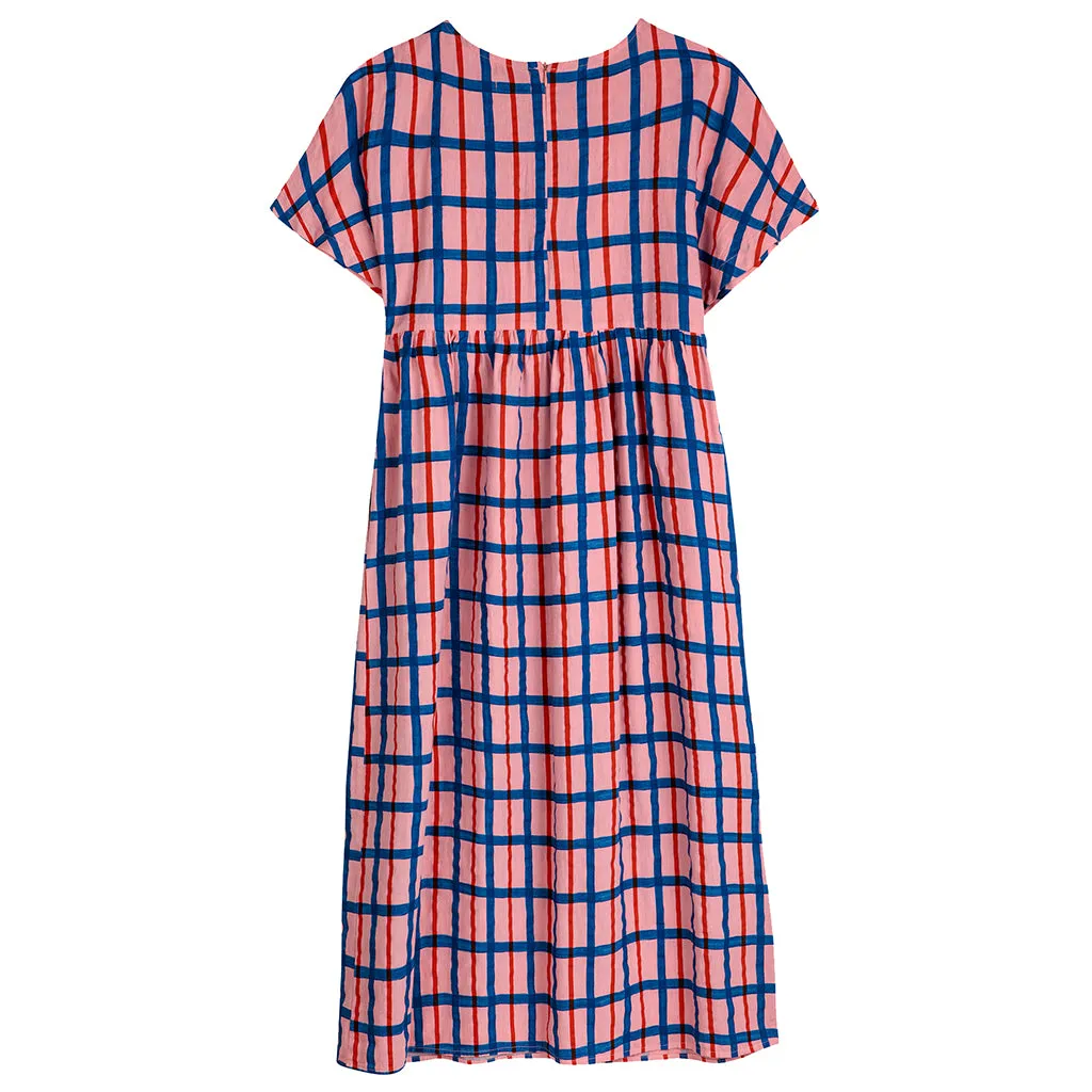 Bobo Choses Woman Dress Pink Checks