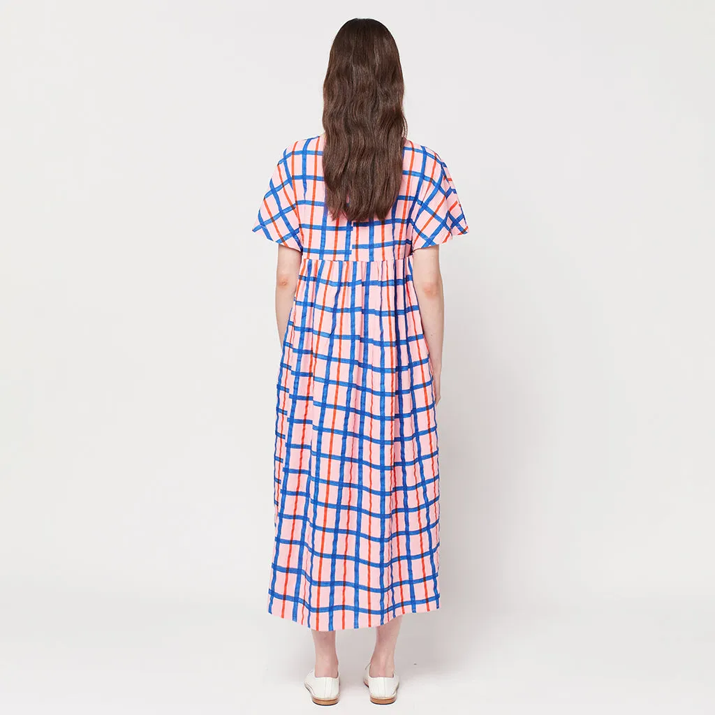 Bobo Choses Woman Dress Pink Checks