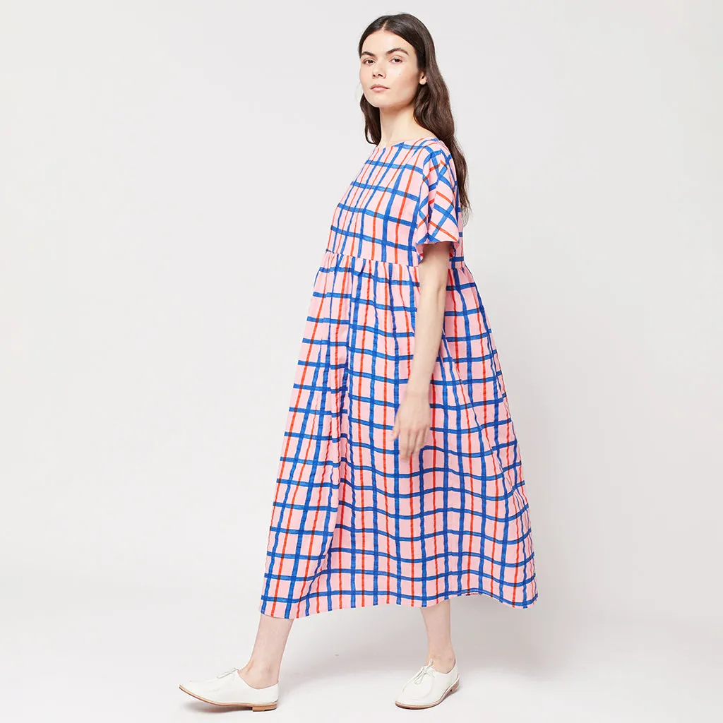 Bobo Choses Woman Dress Pink Checks