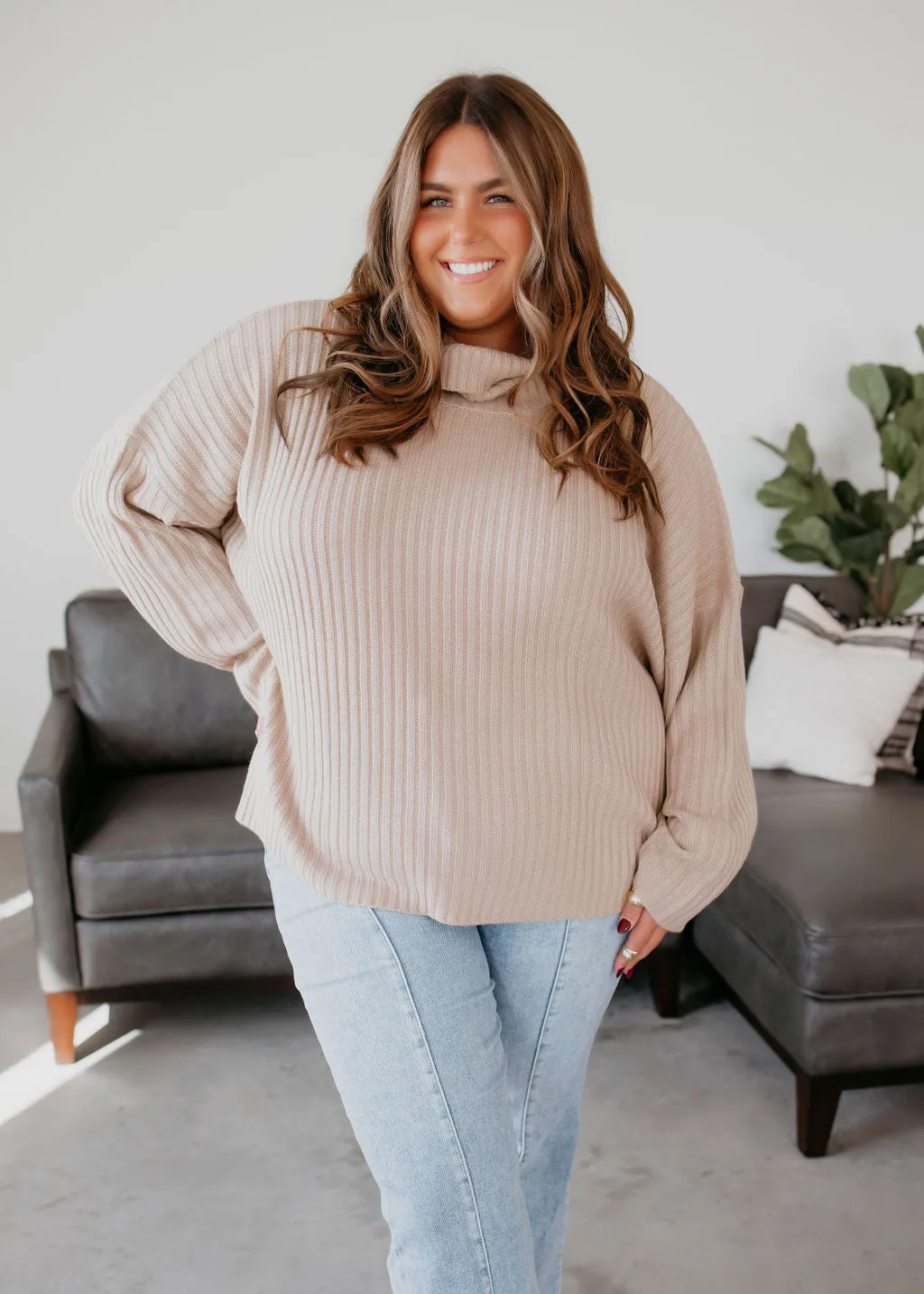 Bonnie Fold Over Sweater by Lily & Lottie