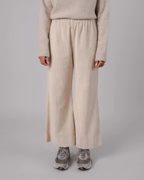 Brava Fabrics Wide Leg Corduroy Pants Cream - 100% (Organic) Cotton