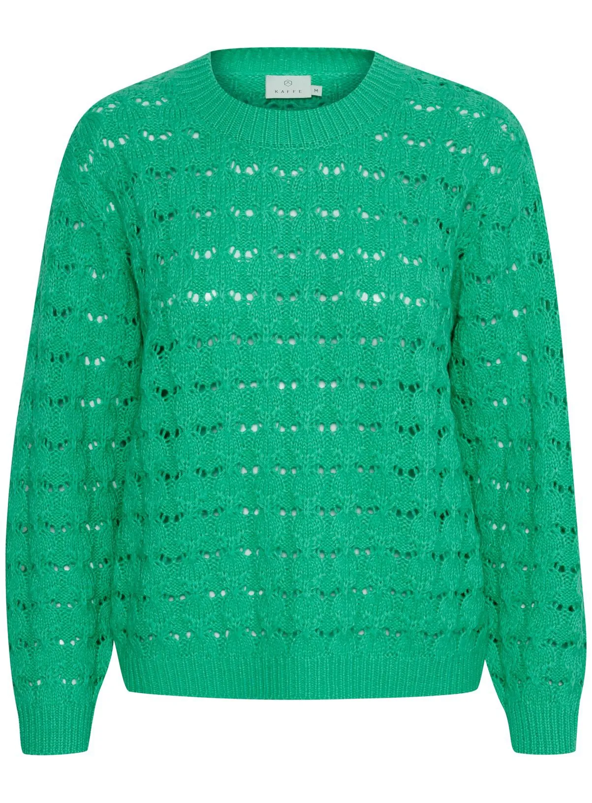 Buy KAFFE Elena Lace Knit Pullover Green L | Jumpers | Tu