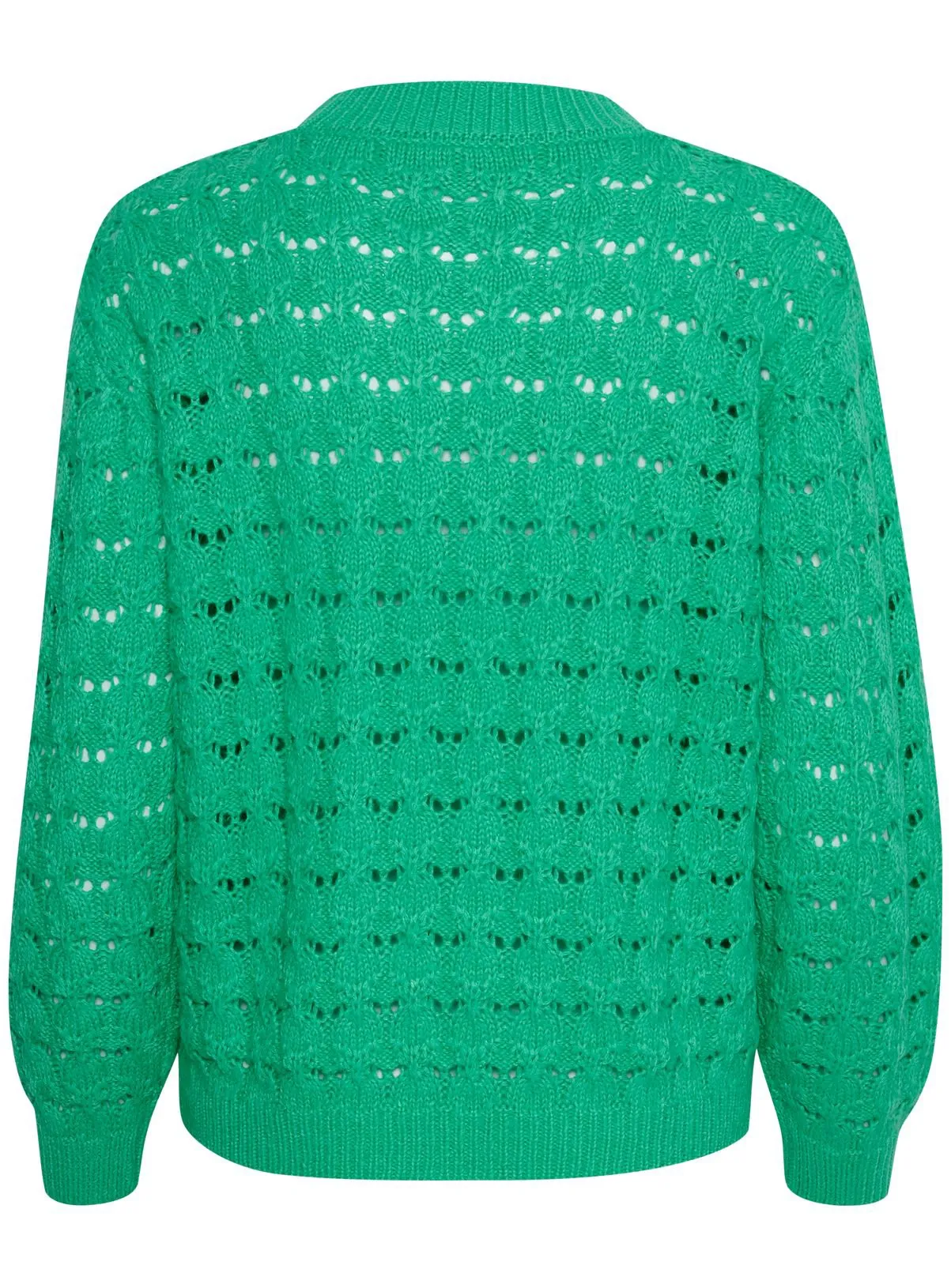 Buy KAFFE Elena Lace Knit Pullover Green L | Jumpers | Tu