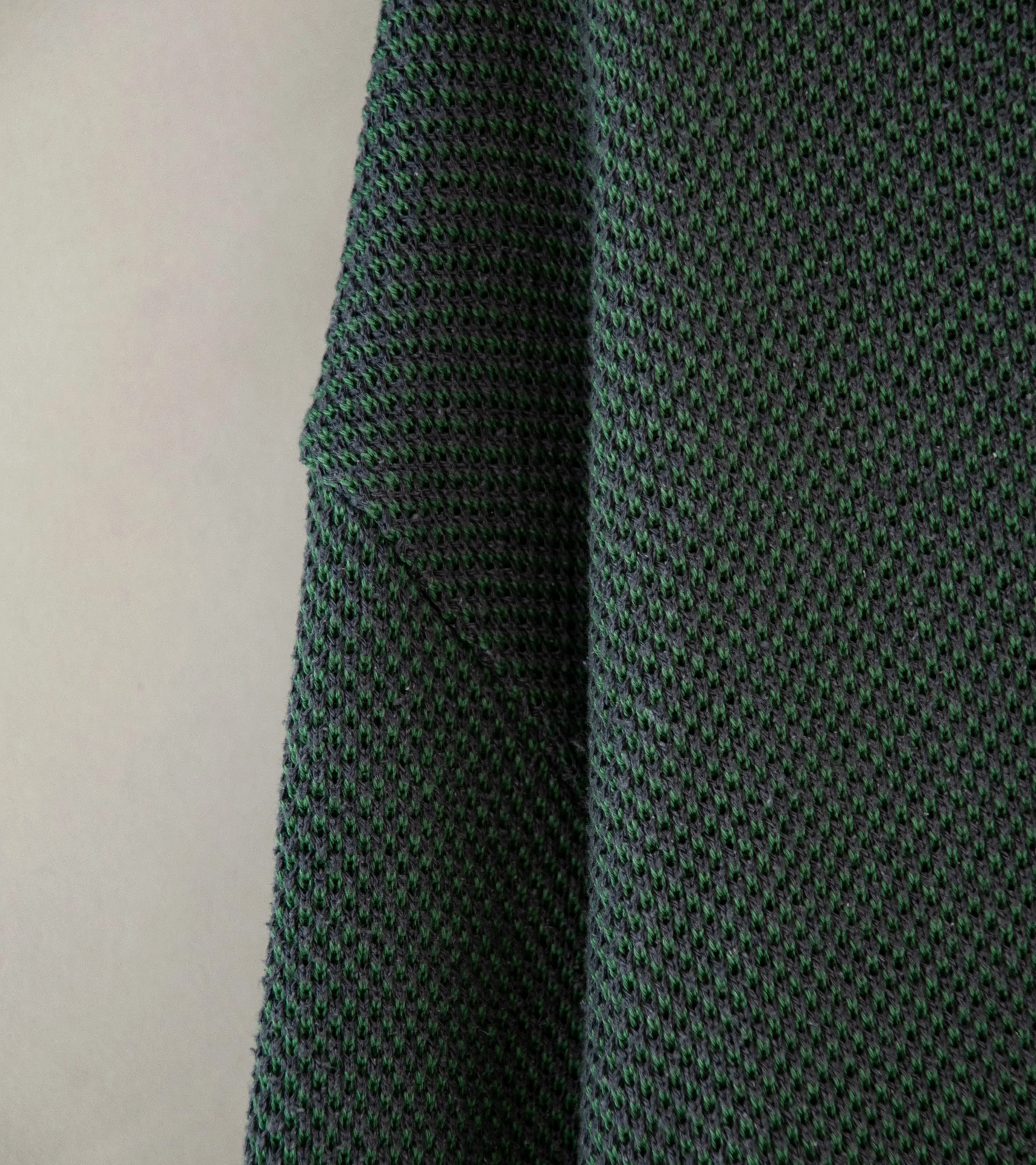 Cale 'Silk Cotton Pique Cardigan' (Green)