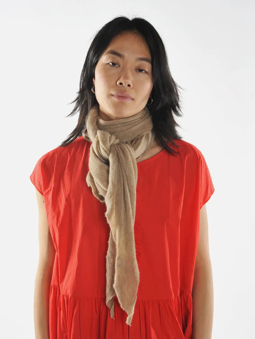 Camel Melange Diamond Scarf