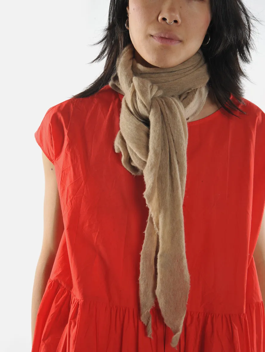 Camel Melange Diamond Scarf