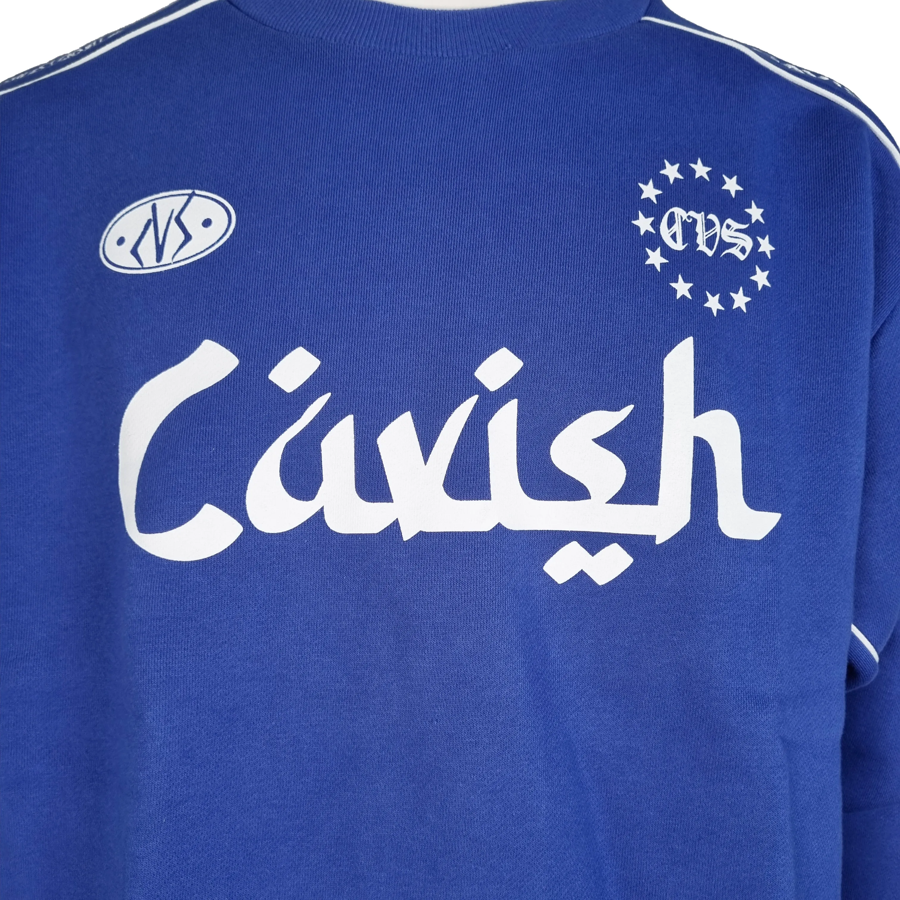 CAVISH  |Unisex Street Style Long Sleeves Logo Sweatshirts