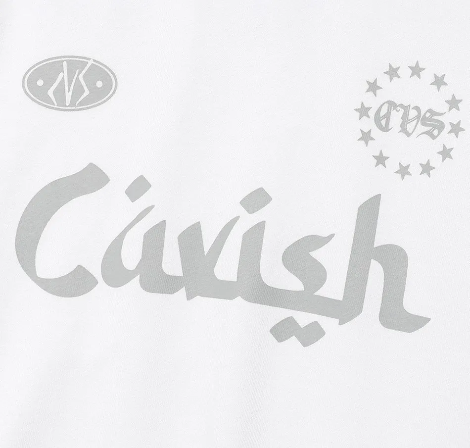 CAVISH  |Unisex Street Style Long Sleeves Logo Sweatshirts