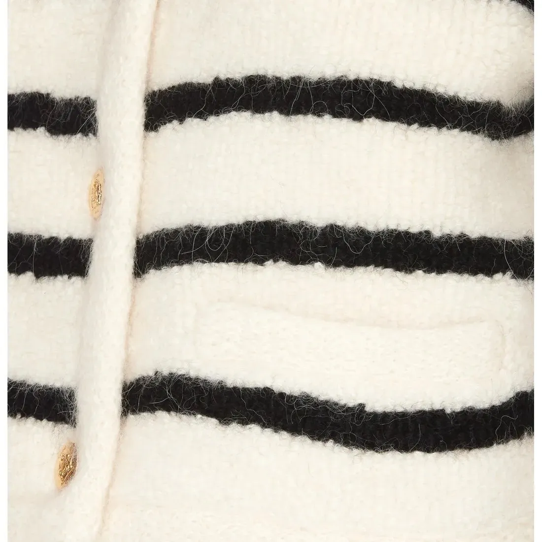 CELINE  |Stripes Long Sleeves Cardigans