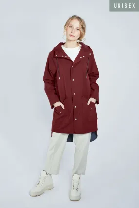 CITY RAINCOAT - BURGUNDY