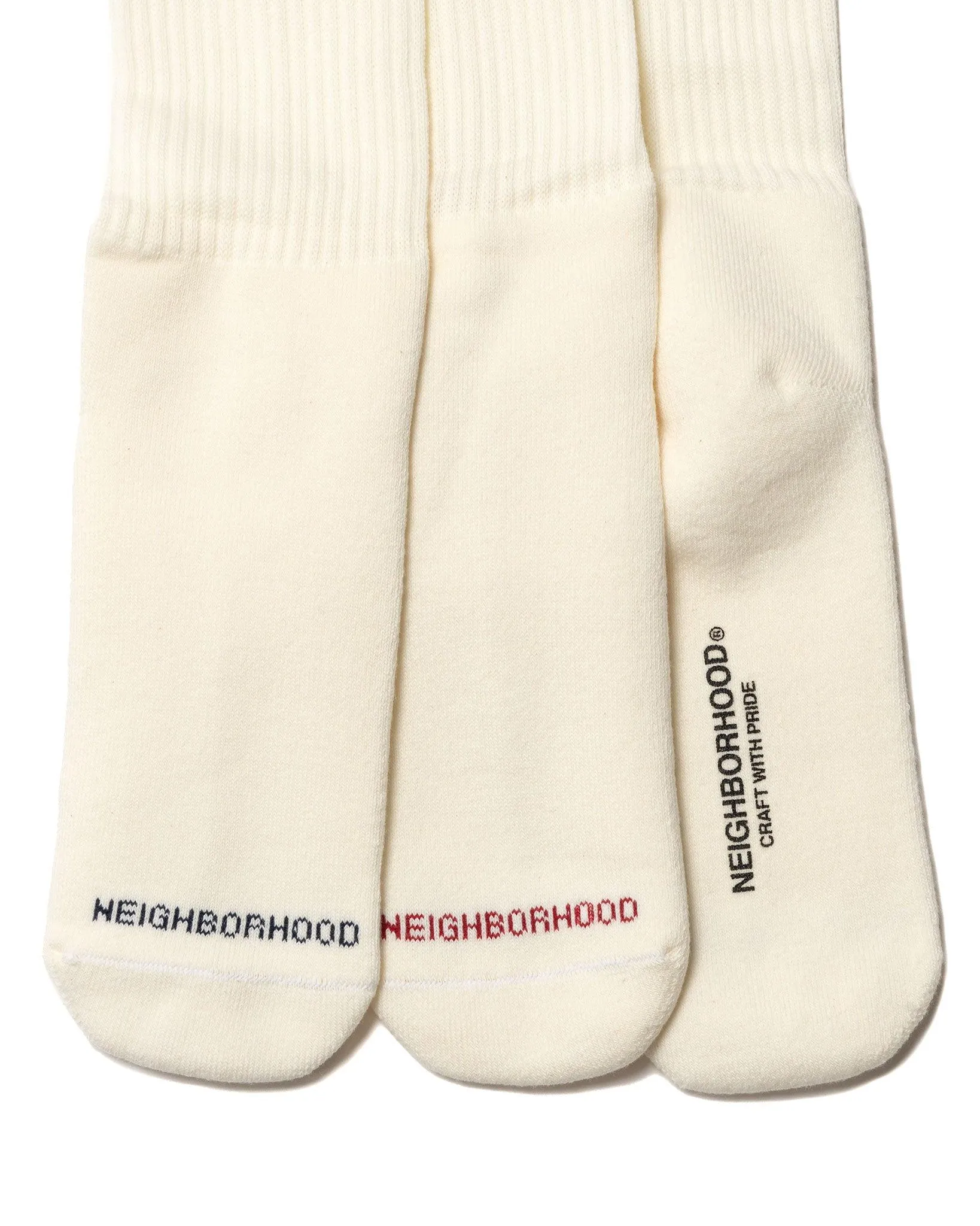 Classic 3Pac Socks White