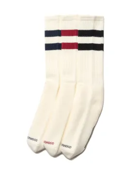 Classic 3Pac Socks White