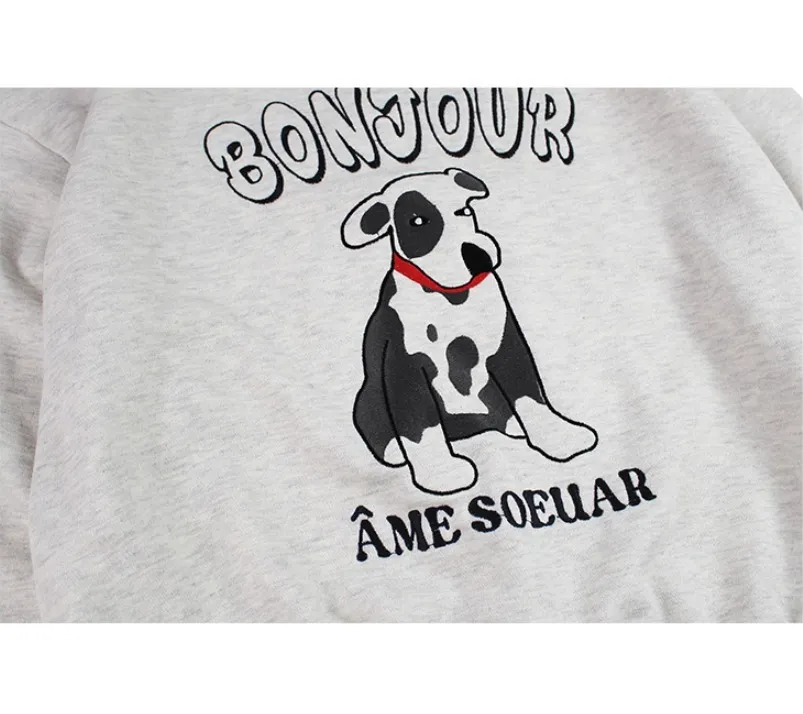 CONICHIWA bonjour  |Long Sleeves Sweatshirts