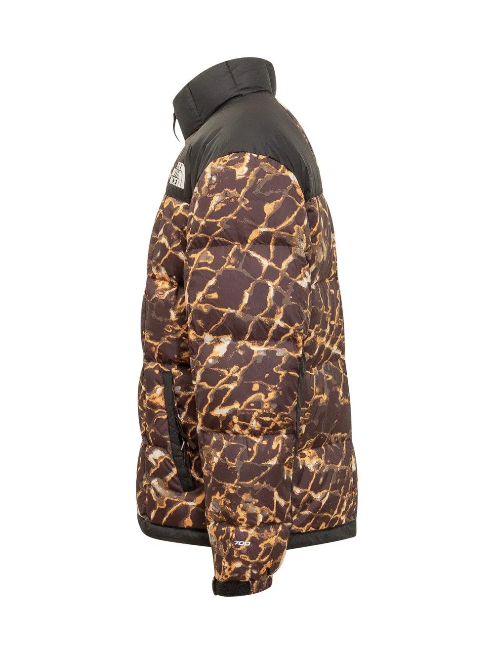 Down Jacket with Print