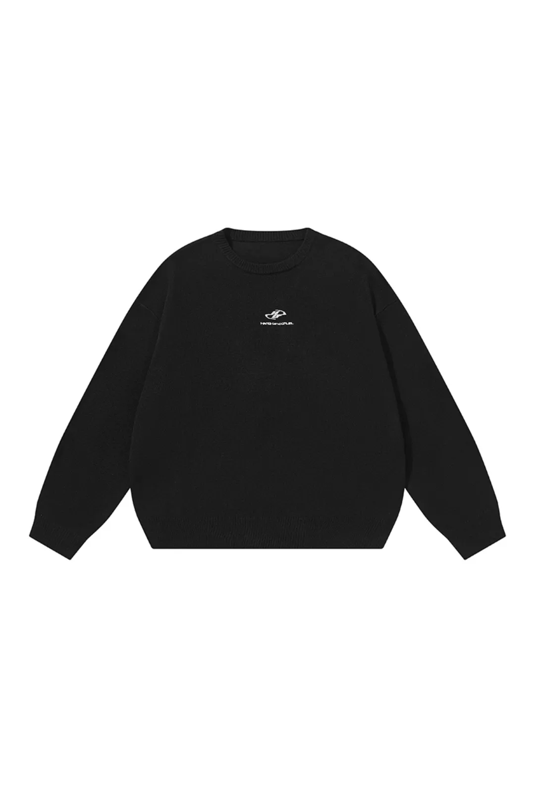 Embroidered Logo Pullover Sweater