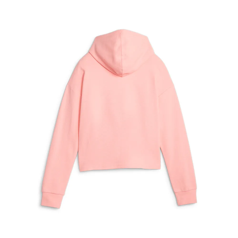 Essential Elevated Cropped Pullover Hoodie