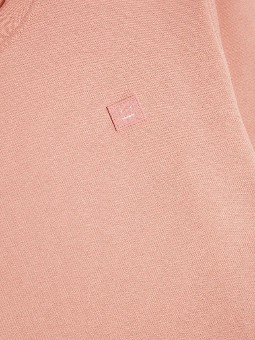 Fairview Face Crew Neck Sweatshirt, Pale Pink