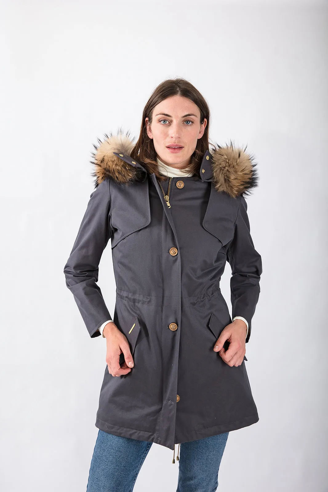 Fairweather Parka in Blue