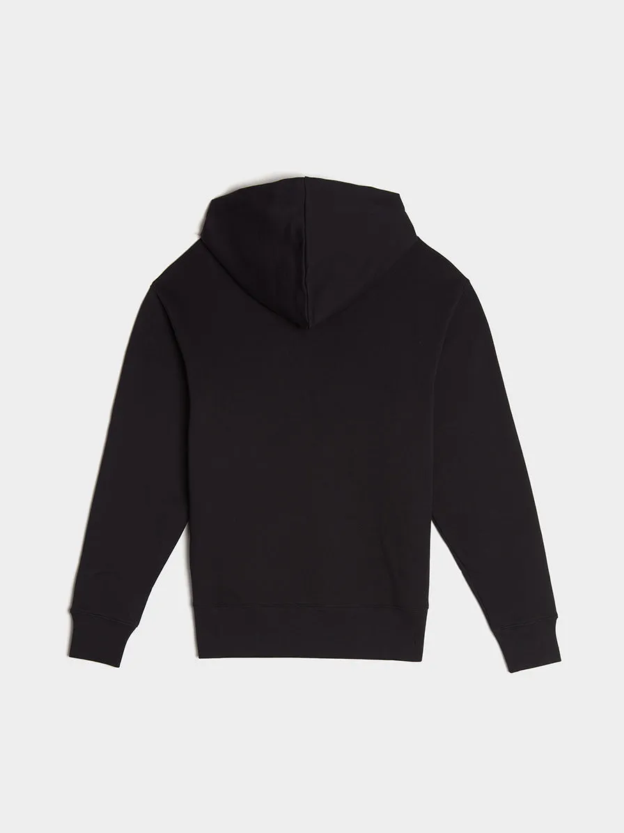 Ferris Face Hooded Sweatshirt, Black