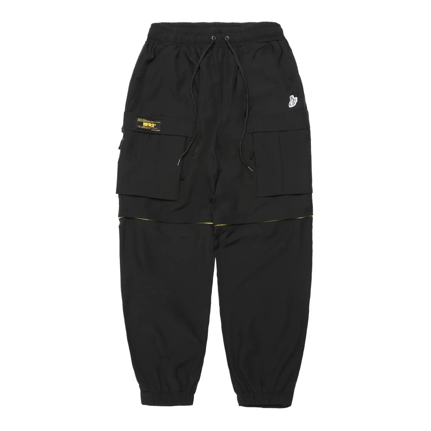 FR2 JAPAN 2-Way 2-in-1 Cargo Shorts / Pants Black