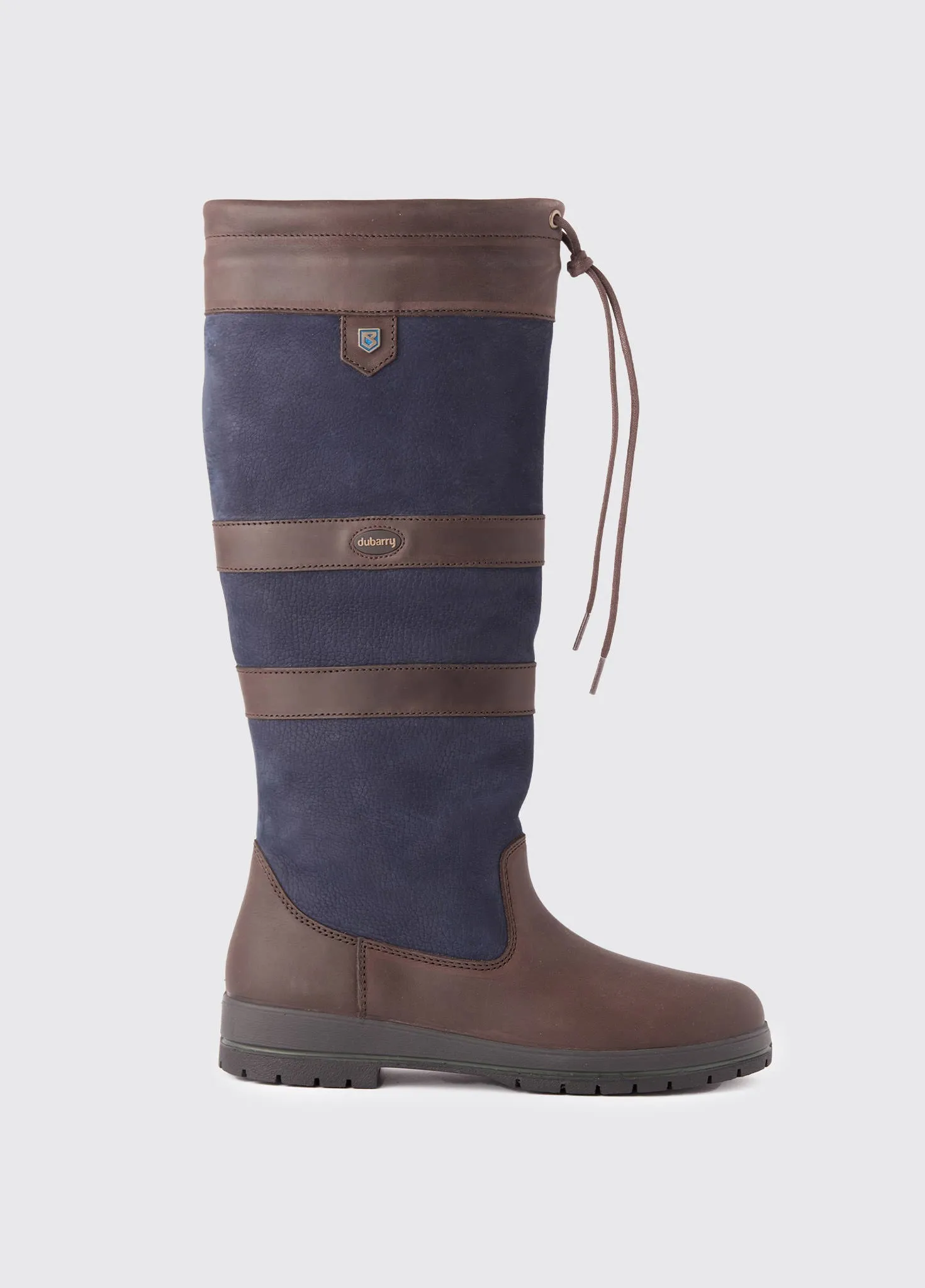 Galway Ladies Country Boot  - Navy/Brown