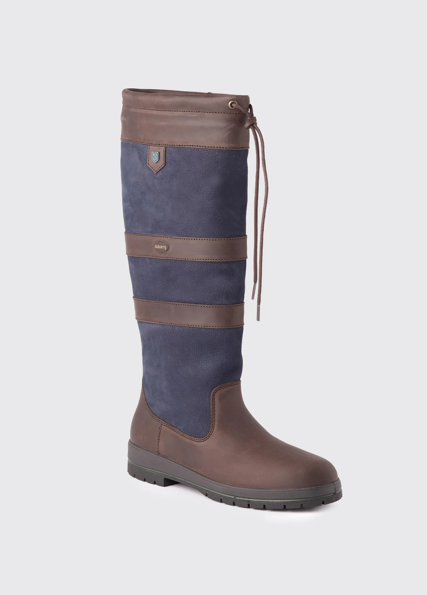 Galway Ladies Country Boot  - Navy/Brown