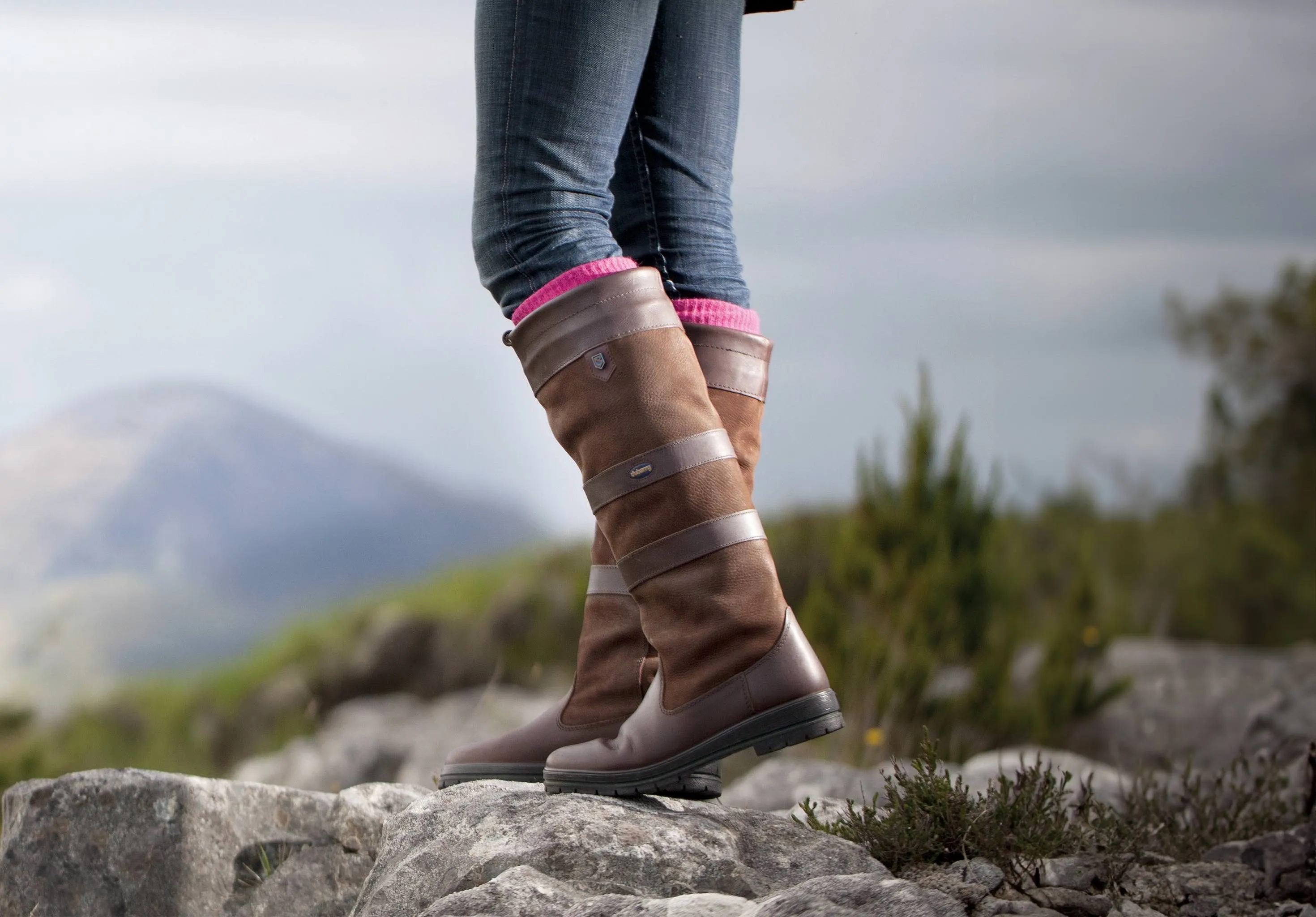 Galway Ladies SlimFit™ Country Boot - Walnut