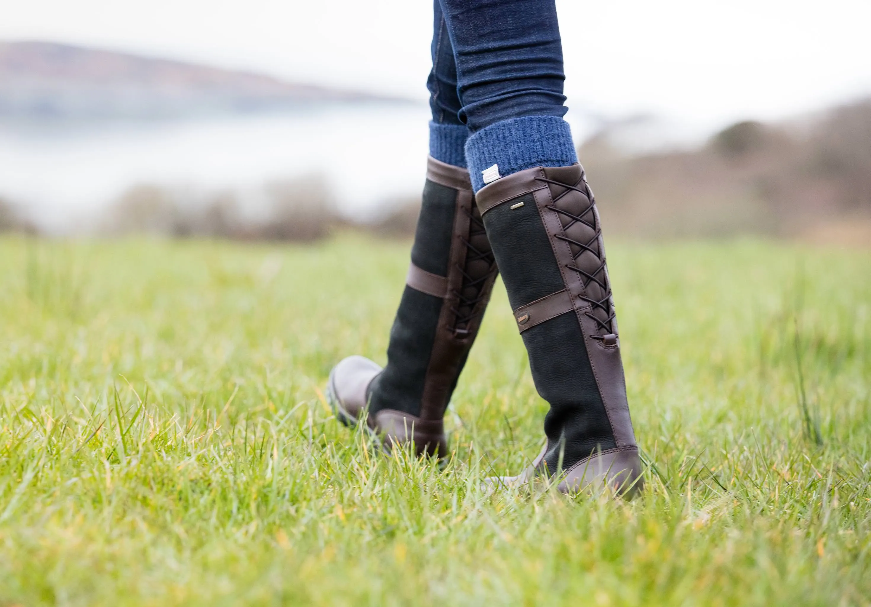 Glanmire Country Boot - Black/Brown