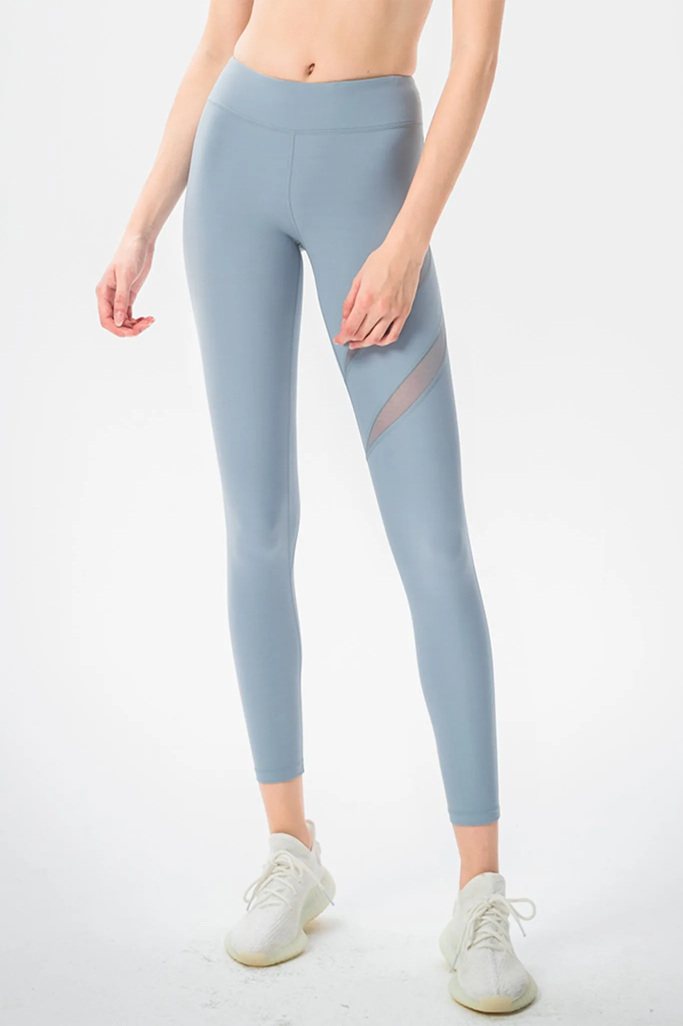 Heart Graphic Mesh Leggings