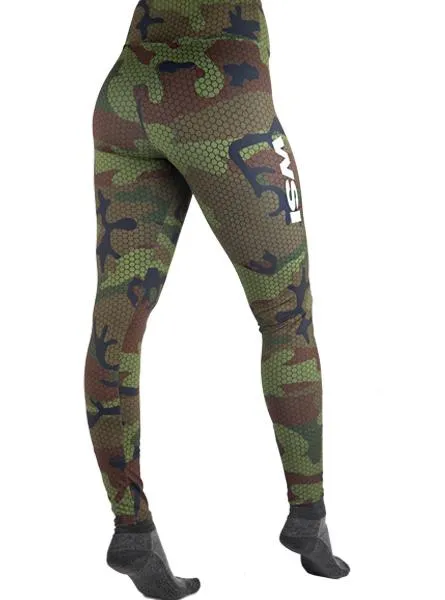 Hexacamo Camouflage Olive Leggings by WSI Made in USA 061XCPH