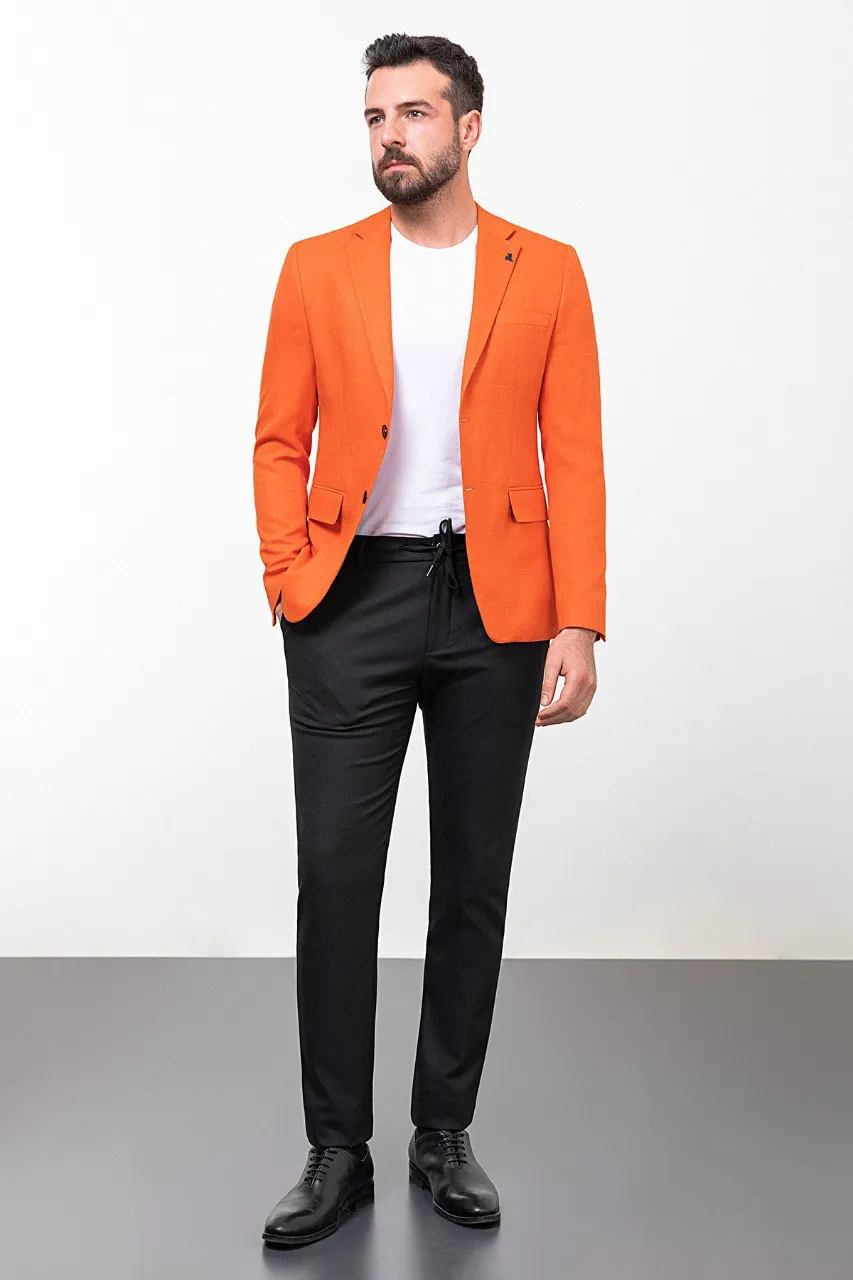 HolloMen Bright Orange Blazer